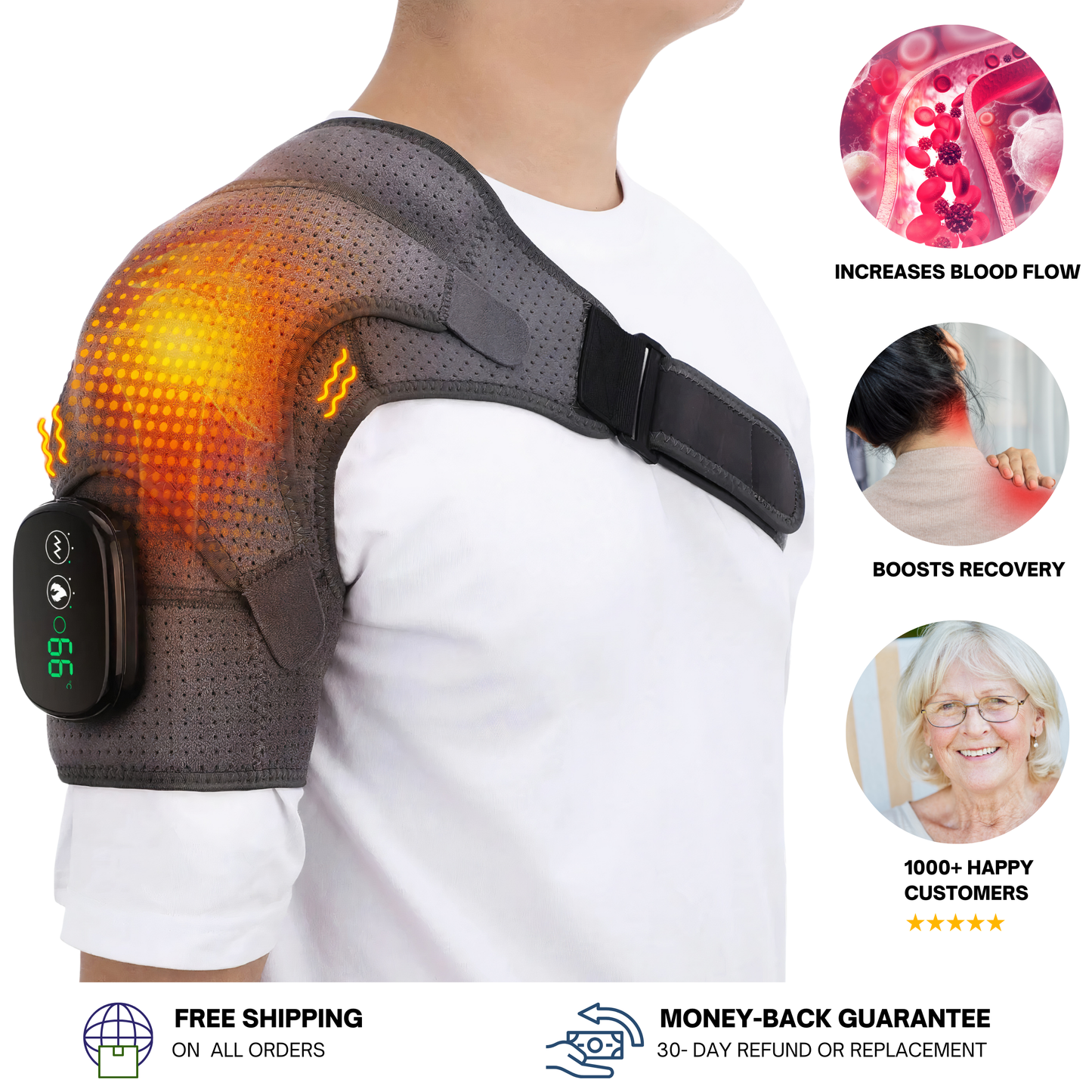 SoothingHeat- Shoulder Massage Brace