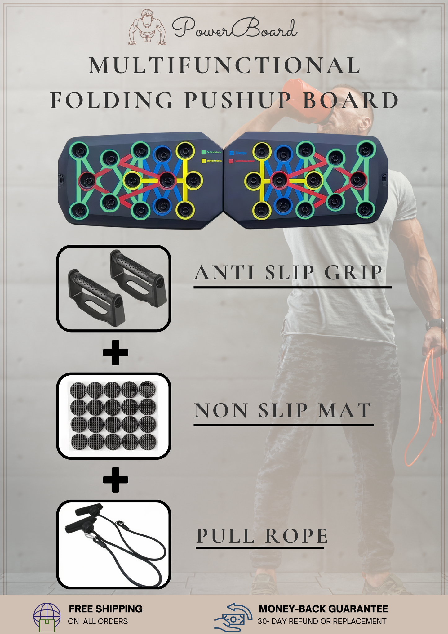 PowerBoard- Multi-Function Fitness Board