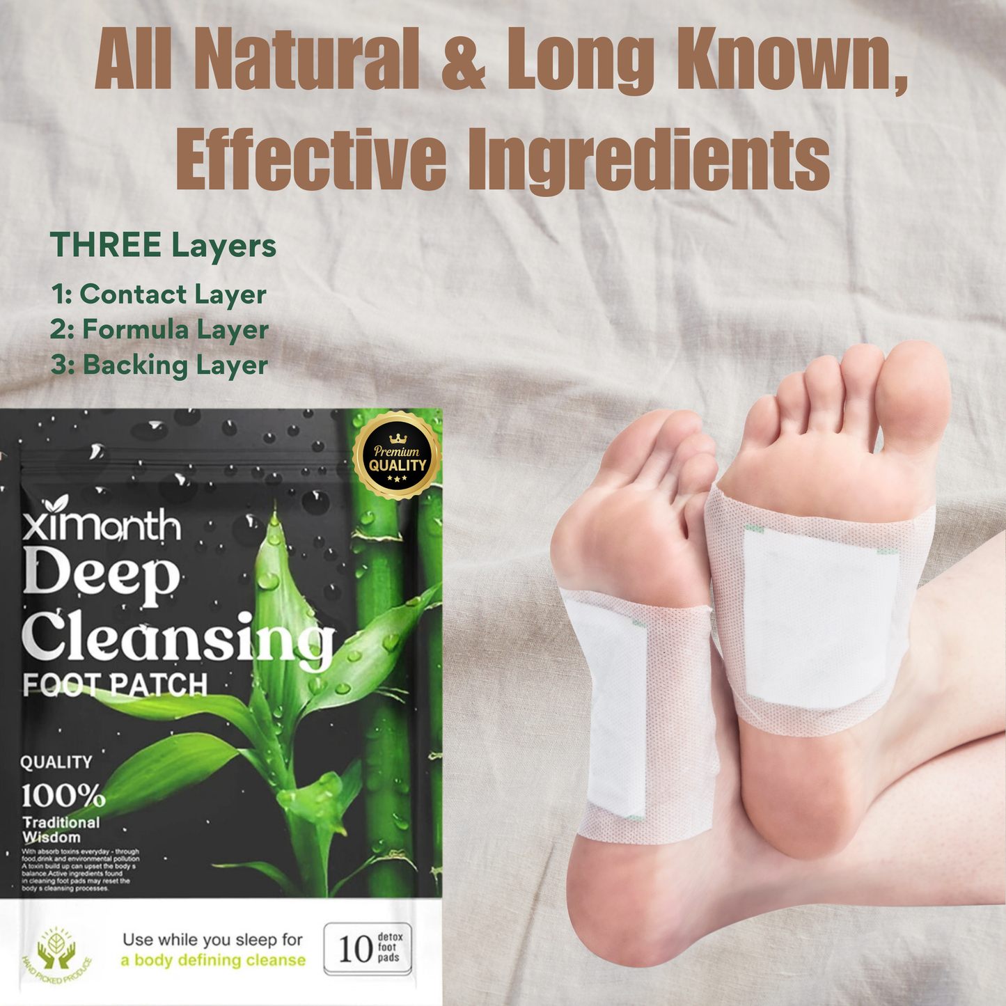 Herbal Sole Natural Detox- Foot patches