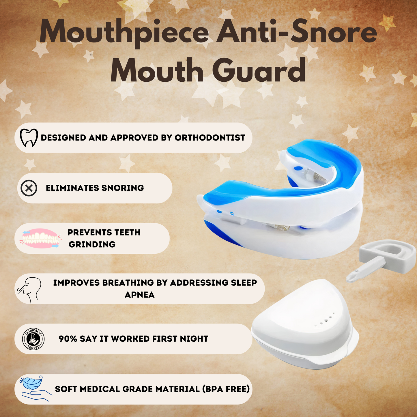 Mouthpiece- Anti Snore Mouth Guard