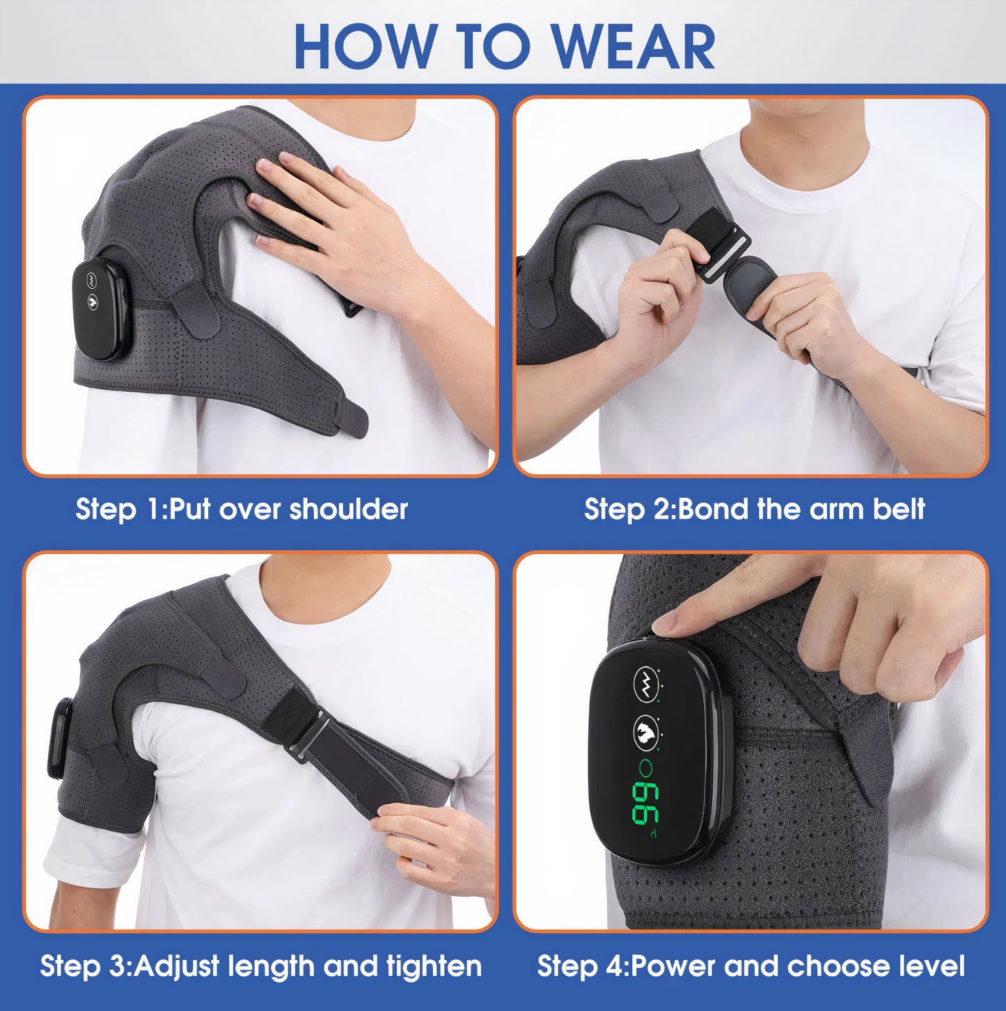 SoothingHeat- Shoulder Massage Brace