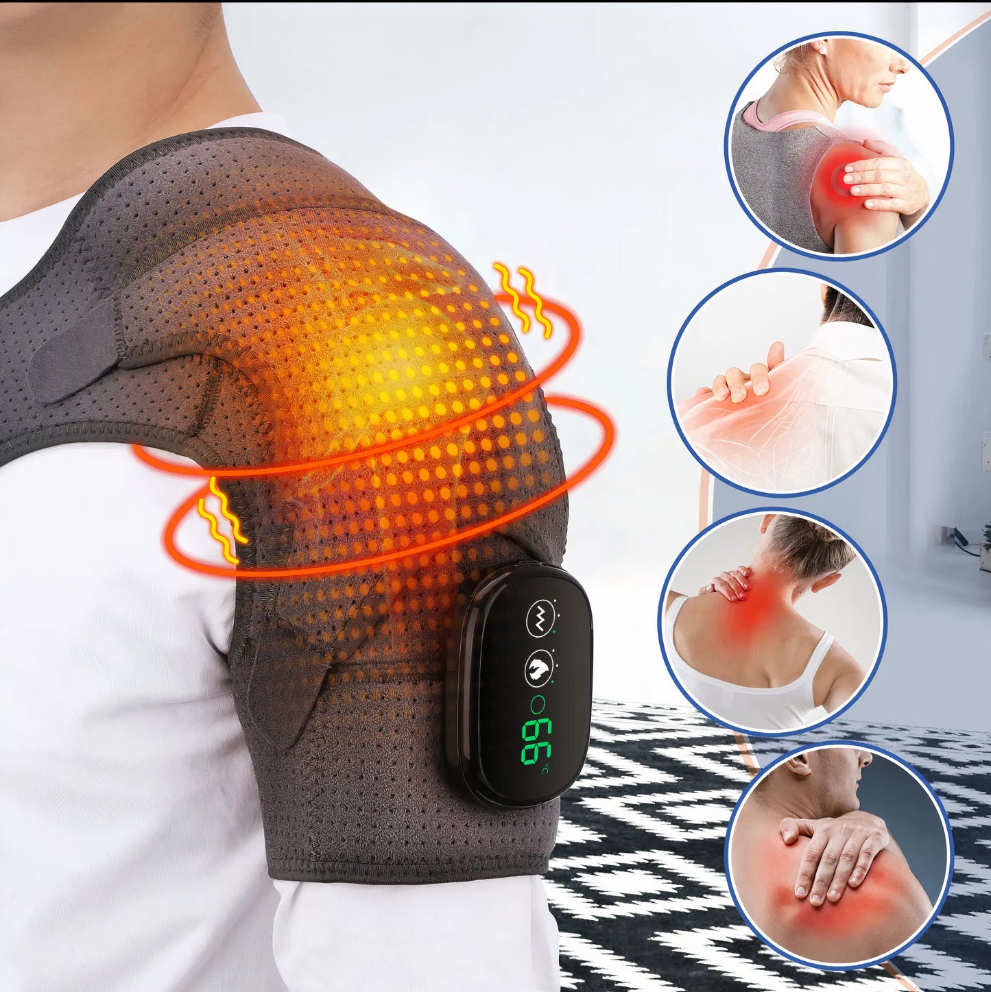 SoothingHeat- Shoulder Massage Brace